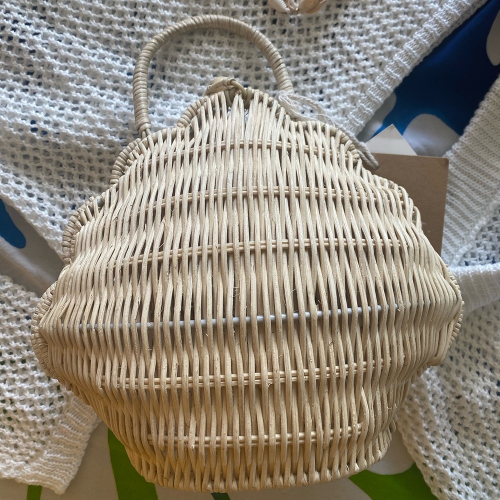 Seashell Mini Bag with Woven Design
